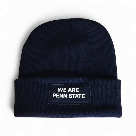 Penn State Knit Hat One Size Blue NWOT  “We are Penn State “ Beenie  Warm hat - Picture 1 of 9